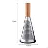 Cheese and Nutmeg Grater with Wood Handle Extra Coarse Hand Slicers Kitchen Vegetable