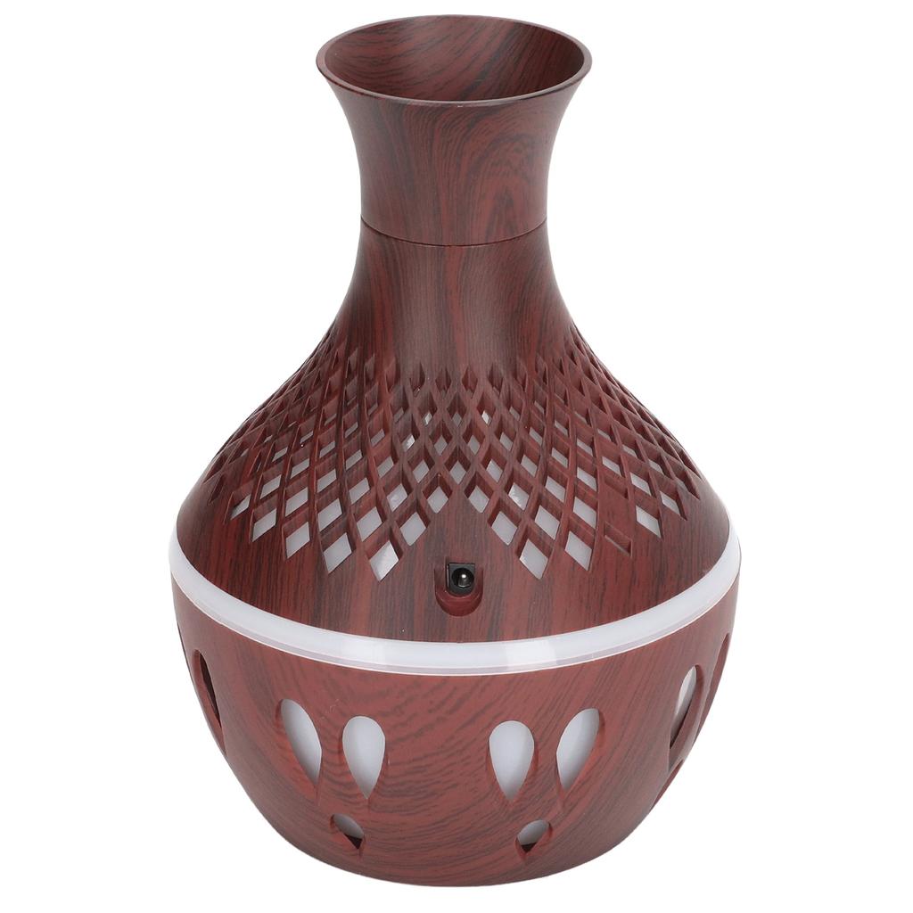 Aromatherapy Humidifier Silent Waterless Auto Off Wood Grain USB Aroma Diffuser Humidifier with