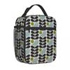 Abstract Multi Stem Bird - Orla Kiely Thermal Insulated Lunch Bag for School Portable Lunch Container Thermal Cooler Food Box