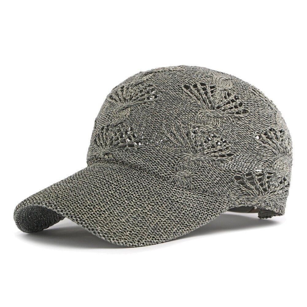 Casual Breathable Knit Hat Retro Adjustable Cap High Quality Mesh Hat Hiking Outdoor