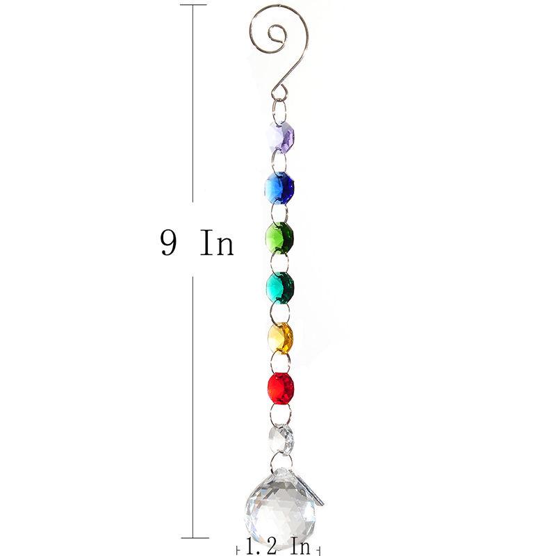 Прозрачный хрустальный шар, Радуга, Ловец Солнца, призмы, кулон, маятник, свадебный декор, подарок
