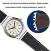 17/19/21 мм тонкий ремешок для часов из натуральной кожи Для Swatch YGS YCS Yas YVB404 YVS420 YVS454 ремешок Красный Белый Синий Мужской женский ремешок