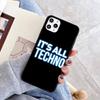 Чехол для телефона Techno Music для iPhone 11 12 13 Mini Pro Max 8 7 6 6S Plus X 5 SE 2020 XR XS Funda Case
