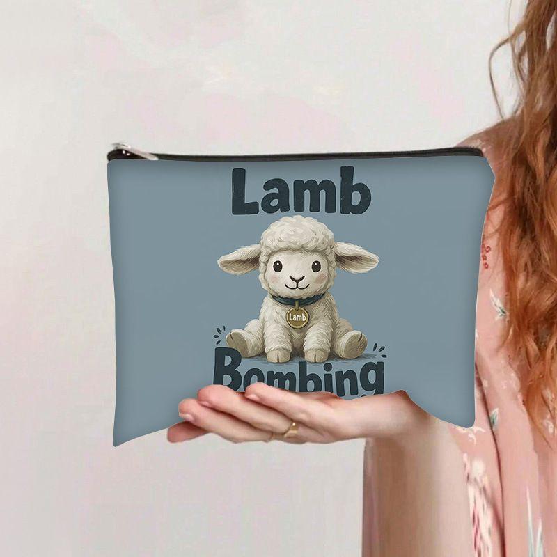 Продажа Канвасовая косметичка 'Глаз Дьявола', Пенал на молнии для студенческих принадлежностей, Женская косметичка