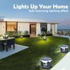 Waterproof Solar Post Cap Light Solar Powered Outdoor Column Lamp  Yard Decoration