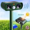Ultrasonic Solar Animal Repeller with Infrared Sensor and Flashing Light