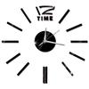 27inch Nordic Wall Clock Dining Restaurant Cafe Decorative Wall Mirror Sticker Acrylic Face Silent Clocks Living Room Decoration