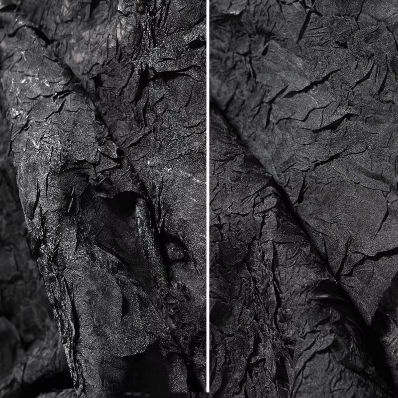 50x75см Шифон 3D Текстура Креп Плиссированная Ткань Юбка Рубашка Дизайнерская Ткань DIY Шитье Сценическая Одежда Свадебное Платье Декор