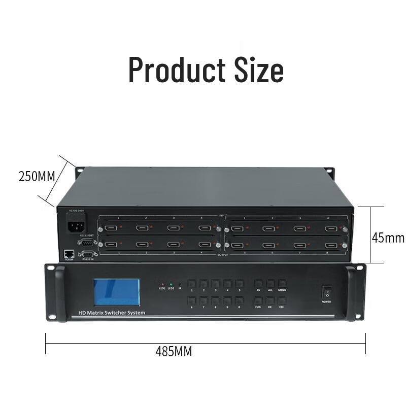 Yeren HD Seamless DP Matrix Switcher