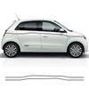 2 шт. Автомобильные наклейки на боковую часть кузова Для Renault Twingo 3 Стиль гоночных длинных полос Виниловая пленка Декоративные наклейки Аксессуары для тюнинга автомобиля