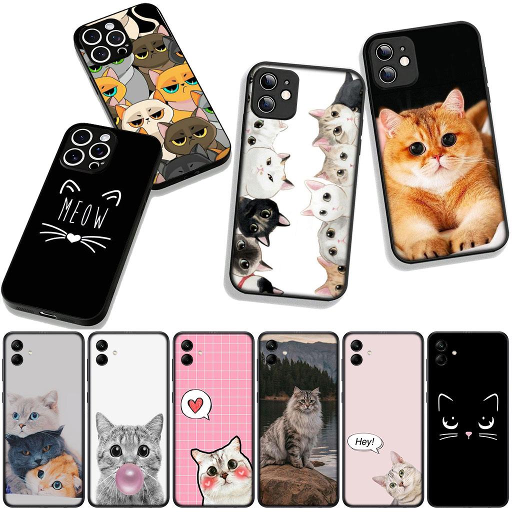 Чехол для Xiaomi Poco F7 F6 F8 Ultra F5 X7 X6 X5 X3 NFC M7 M6 Pro C85 C75 C65 C71 C61 Coque Чехол для телефона Кот Мяу Милый