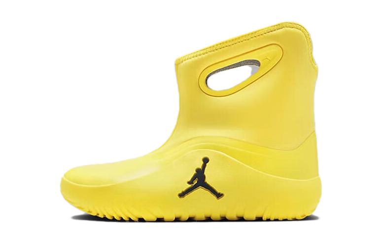 Jordan Lil Drip Lil Drip Устойчивые к истиранию Высокие Детские Повседневные Кроссовки Желтые Дети Возраст 3 7 Лет FB9918-700