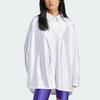 Adidas Originals Satin Oversized Satin Shirt Women's White (Unisex) Shirts IS4591
