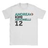 Мужская футболка Andrea Kimi Antonelli 100% Хлопок Одежда Повседневная Короткий рукав Круглый вырез Футболка Большие размеры Футболки