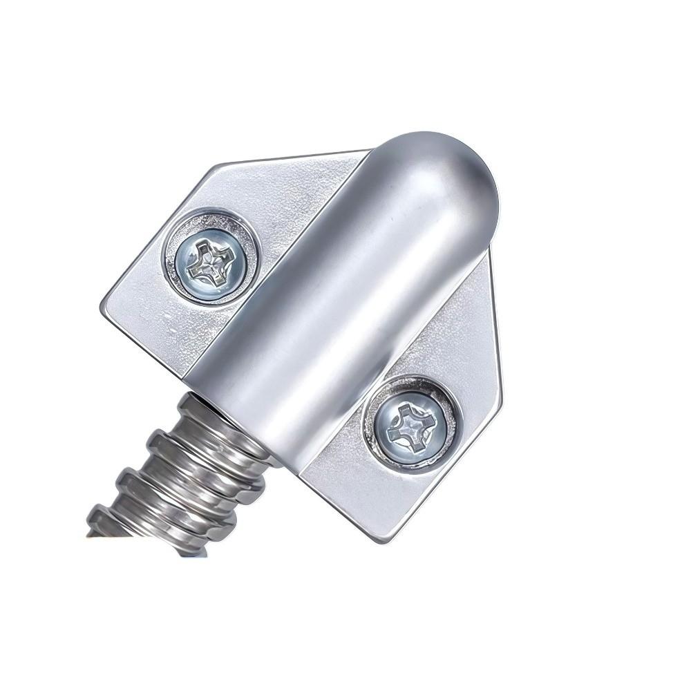 1pcs/3pcs Exposed Mounting Door Flex Conduit Door Cable Protector  For Home Security Systems