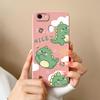 For Oppo F5 F15 F7 F9 F11 F21 F17 F19 Pro Plus Phone Case Cute Anime Dinosaur Pattern Soft Slim Silicone Camera Protection Cover For Oppo Bumper Shell