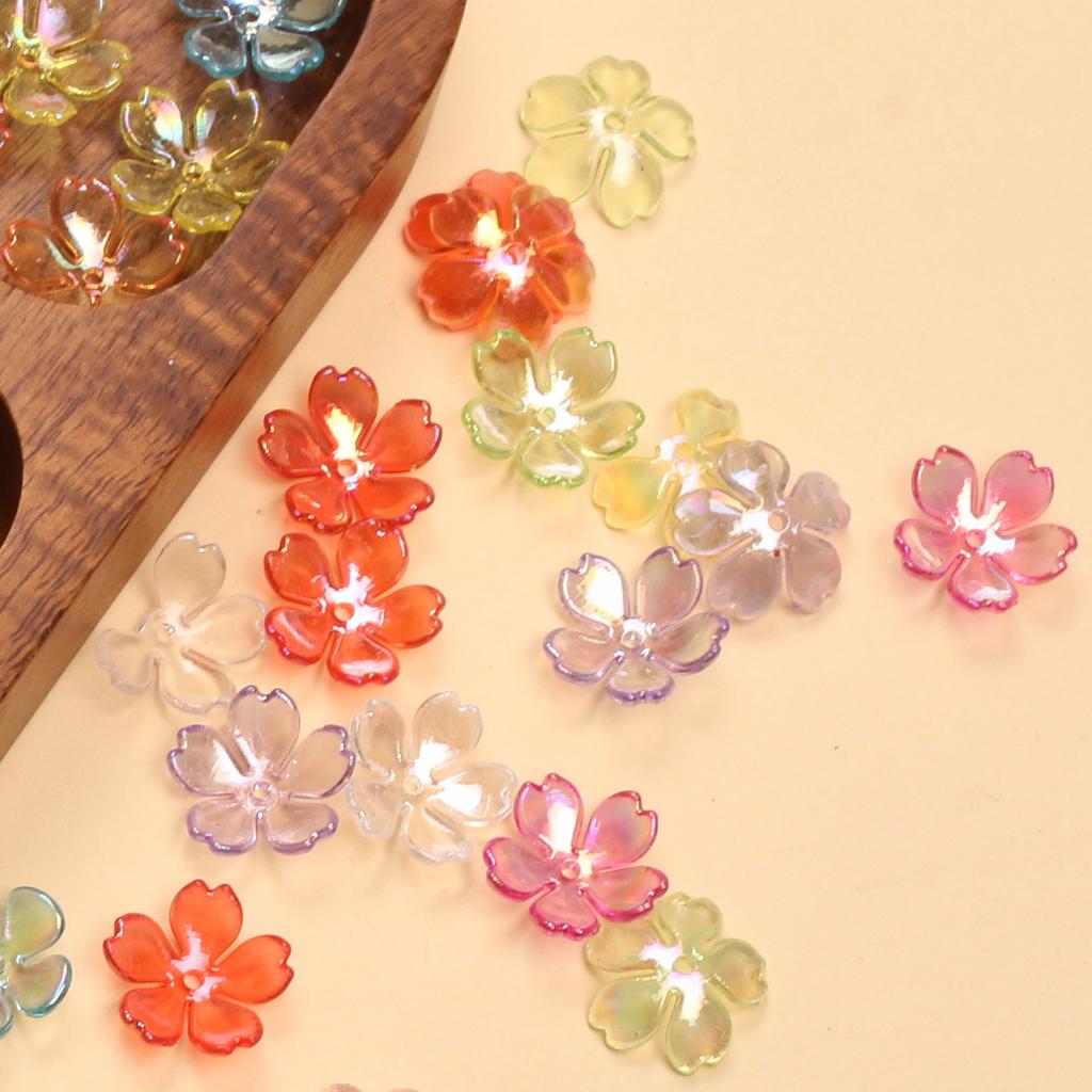 DIY цветок Galsang 14,7 мм ожерелье высокого качества свободные бусины акриловые модные браслеты для изготовления ювелирных изделий 100 шт. серьги новые аксессуары