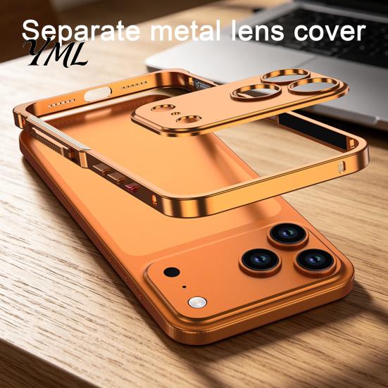Heavy Duty Protective Accessories Metal Case for IPhone 18 Pro And Max, Slim Thin Magnetic Scratch Resistant Camera Shield Bumper Cooling Frame