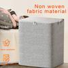 Zipper Closure with Handle Clothes Storage Basket Closet Organizer Housemoving Package Duvet Cover Bed Sheets