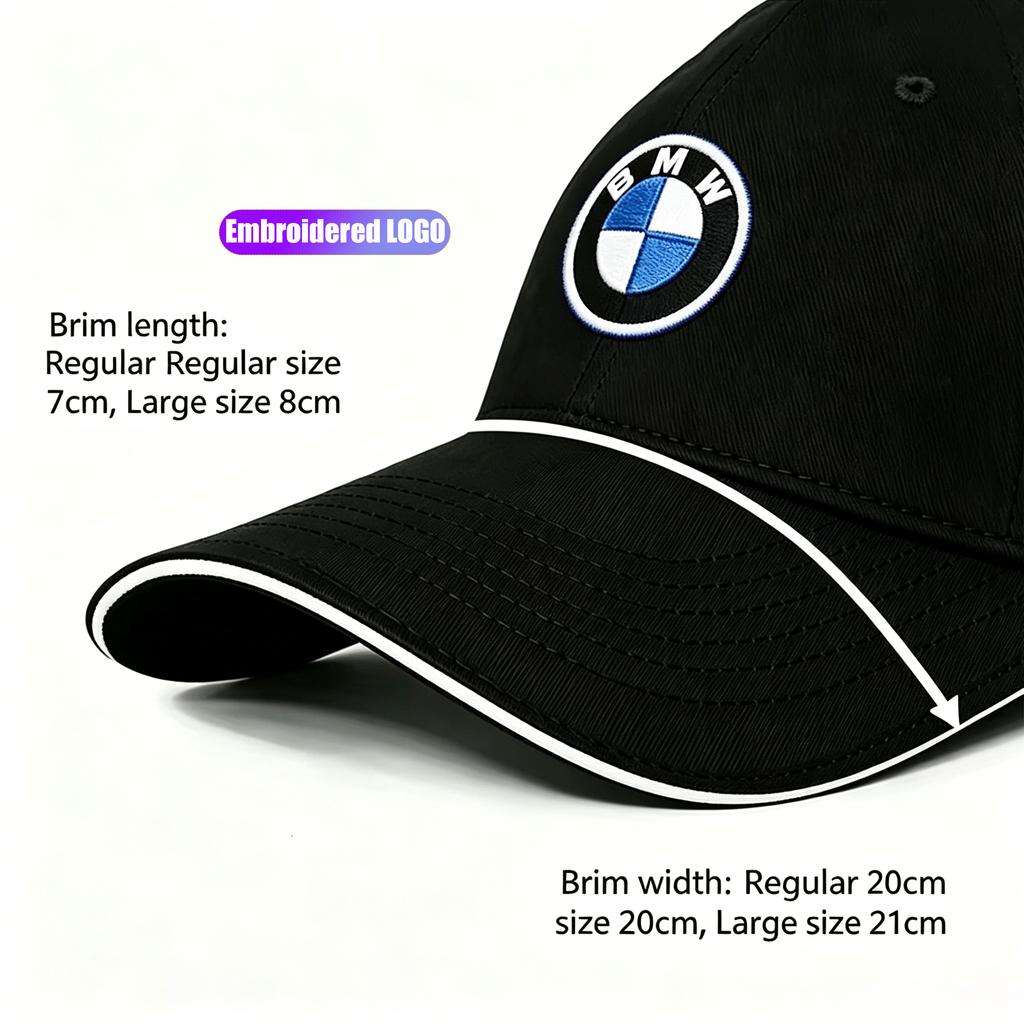 CTCE1 BMW Baseball Caps Adjustable Casual Caps Embroidery Print Logo For BMW M3 M4 M5 E39 E46 E60 E90 G30 G20 X1 X3 Interior Sticker