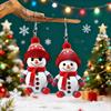 Festive Snowman Jewelry With Acrylic Finish And Cute Character For Christmas Gift Ideas