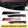 2PCS For Ford Explorer 2011 2012 2013 2014 2015 Smoked/Red Lens Car Rear Bumper Reflector Tail Brake Light Cover Shells No Bulb
