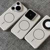 Премиальный White Magsafe Магнитный Беспроводной Зарядный Чехол с Чувствительностью к Касаниям Rock Sensing для Мобильного Телефона Xiaomi Mi 11 11 Skin Sensing Микро-Шероховатый