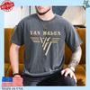 Футболка с логотипом Van Halen Винтажная футболка рок-группы Графика 70-х Удобная унисекс футболка