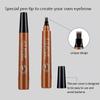 Four Fork Tip Liquid Eyebrow Pencil Waterproof Eyebrow Pen Long-lasting Eye Brow Eye Makeup