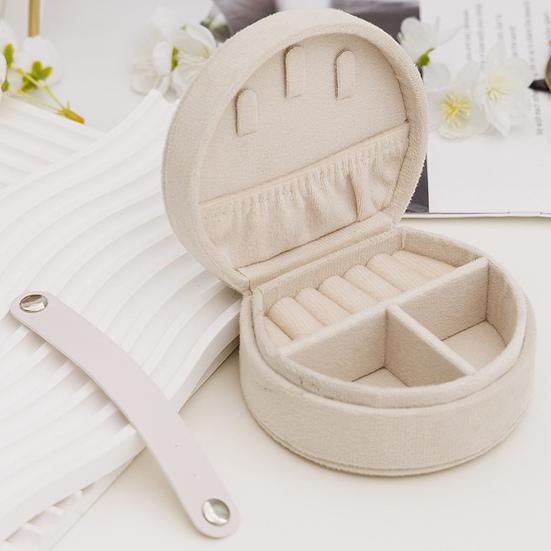Портативная шкатулка для украшений, колец, ожерелий, органайзер с мягкой подкладкой, большой емкости, легкий дорожный футляр, держатель для украшений