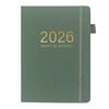 2026 Planner A5 Hardcover Daily Organizer with 12-Month Calendar Goal Tracking And Elastic Closure Productive Daily Agenda Book for