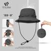 Light Plate Folding Bucket Hat Can Store Bags Basin Hat Waterproof Summer Quick Drying Mountaineering Hat Men's Sun Hat Children