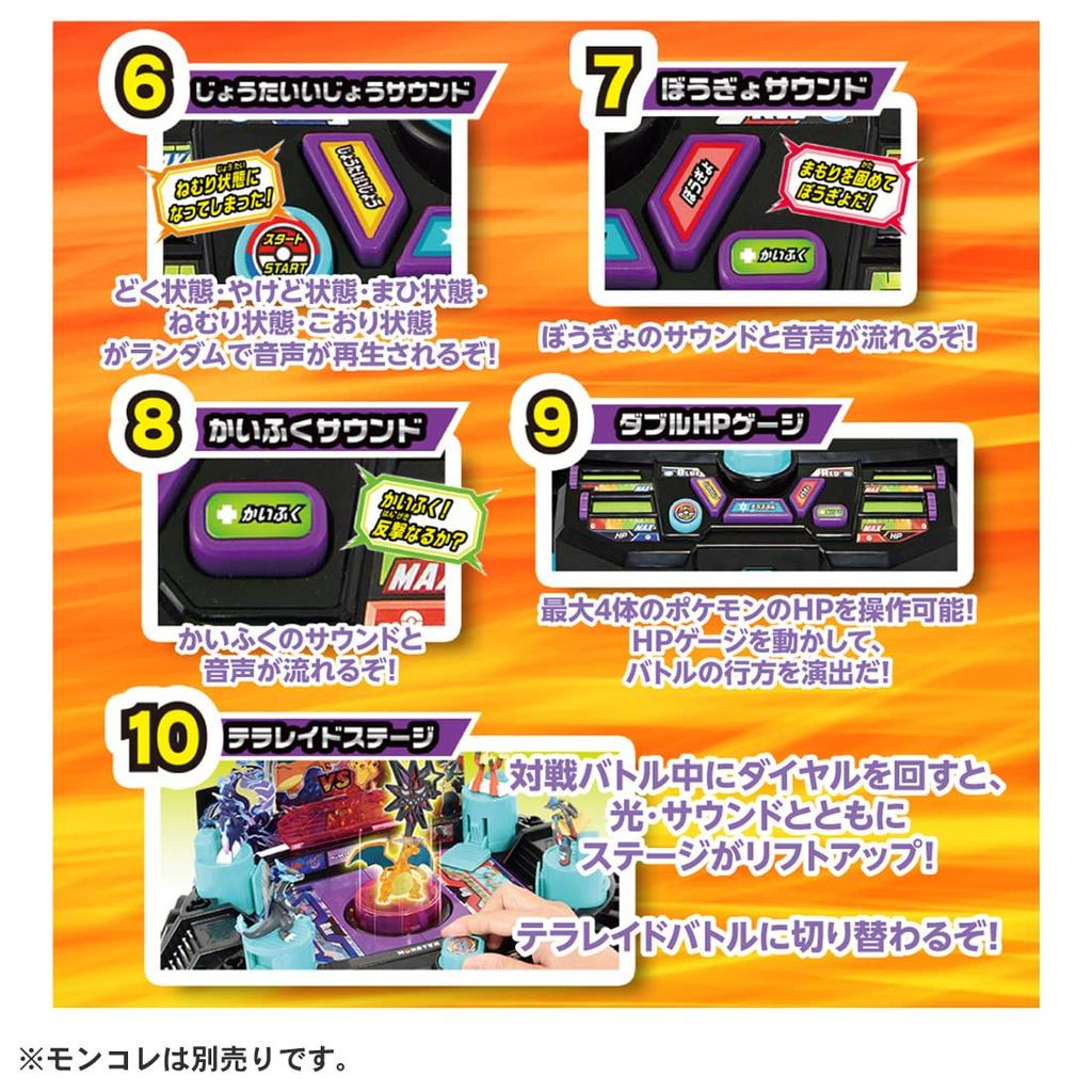 TAKARA TOMY Коллекция монстров покемонов. Жестокая битва на стадионе Терра!