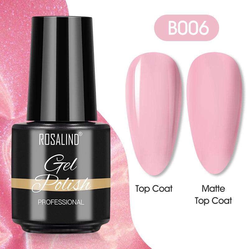 ROSALIND Зимняя серия цветных гель-лаков - Полуперманентное глиттерное покрытие для профессионального использования