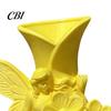 Dual-purpose Vase 3D Printed Fairy Garden Sculpture Vase, Fantasy Flower Pot with Forest Style Decor Statue, Dual-Use Holder for Desktop Entryway