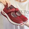 Women's Shoes 2025 Summer New Mesh Walking Shoes Cross-border Shoes Velcro Middle-aged and Elderly Mother Shoes