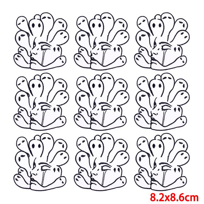 10 шт./лот, оптовая продажа, вышивка, железные нашивки для одежды, нашивки для одежды, куртки, декор, аппликация, принадлежности для шитья