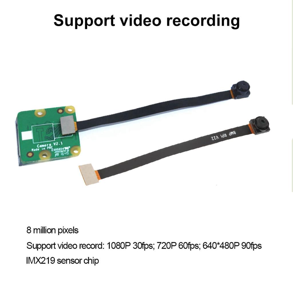 Модуль камеры 1080P HD, 8 мегапикселей, угол обзора 77,6 градусов, подходит для Raspberry Pi 23B+