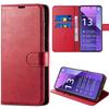 Wallet Case For Xiaomi Redmi Note 13 Pro+ 5G - Red - Shockproof Leather Effect - Card Holder and Stand
