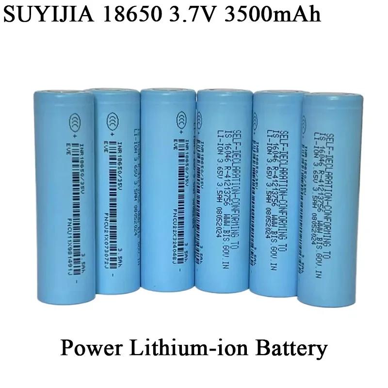 18650 3500 мАч 100% Оригинальный Power Аккумулятор INR18650/35V 3500 мАч Li-ion 3,7 В Перезаряжаемый Аккумулятор 18650 Аккумулятор + USB Зарядное устройство