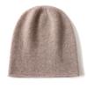 Winter 100% Cashmere Knitted Unisex Warm Hat High Quality Solid Leisure Sleeve Hat Men's And Women's High Quality Hat