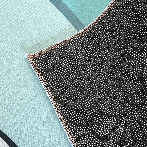 Ковер для гостиной, устойчивый к пятнам, простой в уходе, коврик для журнального столика, охлаждающий нескользящий коврик, ковер