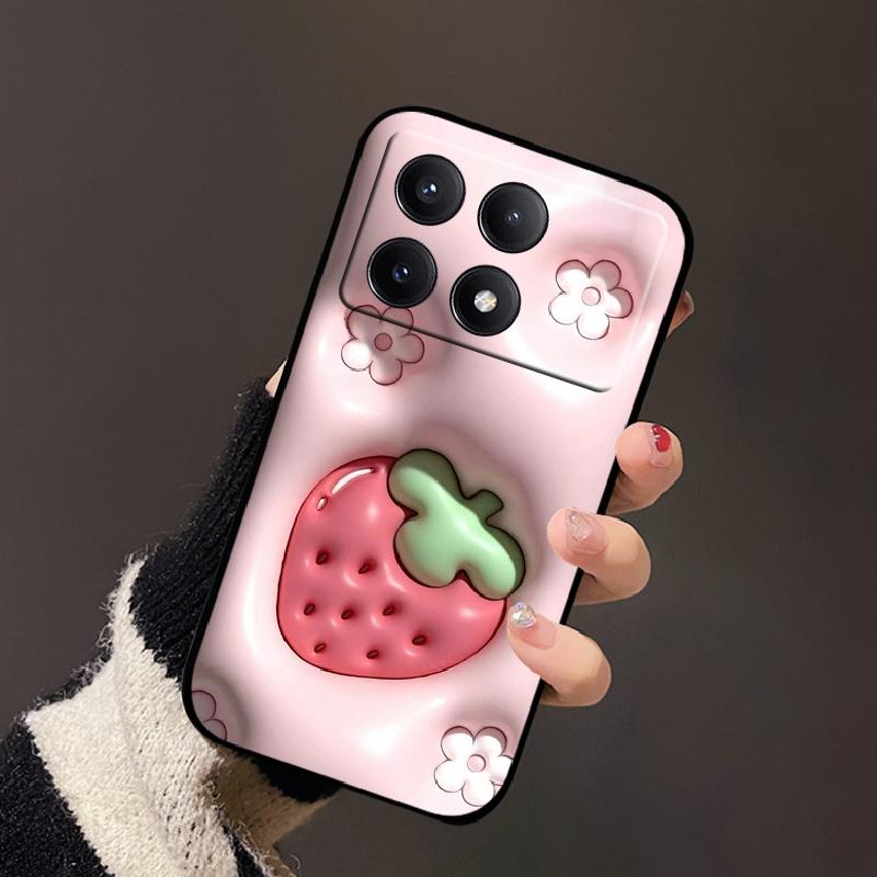 Чехол для Xiaomi Poco X6 Pro Модный Рисунок Мягкий Силиконовый Задний Чехол Для Xiaomi PocoX6 Pro Funda Poco X6Pro Бампер Мультяшный Capa