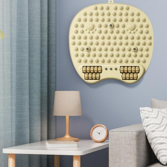 Массажный коврик для ног с роликовым массажером для снятия боли и давления на точечные точки для релаксации и рефлексотерапии стоп, нескользящий эргономичный акупрессурный коврик, массажный инструмент