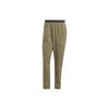 Multi Knit Pants Color Block Logo Outdoor Loose Knit Sports Pants Men Pants Olive-Green IN0019