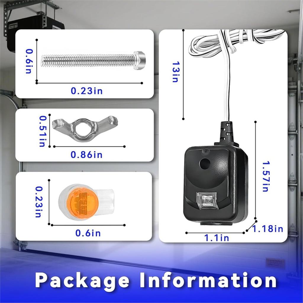 BHBL 820CB Garage Door Sensor,Door Sensor Safety Sensor Kit for Made After 1997