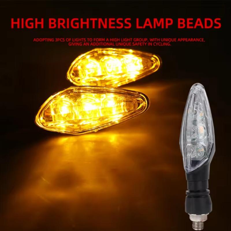 Мотоциклетный указатель поворота Янтарный индикатор Универсальный Водонепроницаемый Мотоцикл Скутер Предупреждение Задние Задние Фонари Ходовой Огонь Доступ