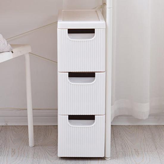 Шкаф для хранения с выдвижными ящиками и невидимыми колесами, штабелируемый дизайн, большая вместимость, легко выдвигается, тележка-органайзер на колесиках