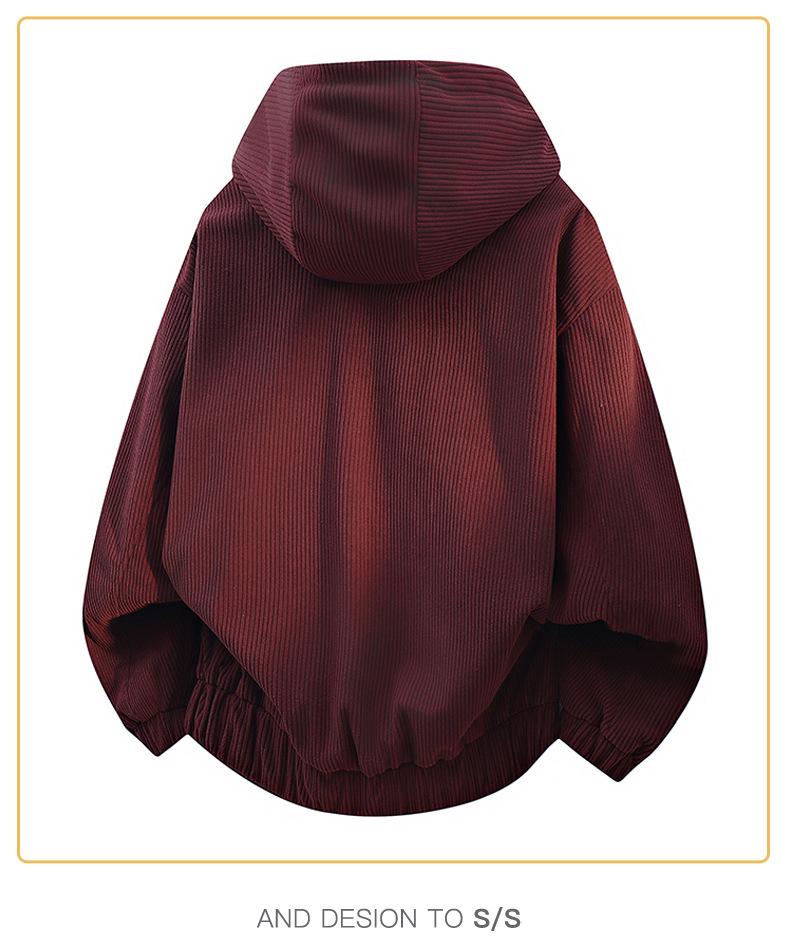 Spring 2026 Men's Trendy Corduroy Jacket: Versatile Youth Fashion Outerwear
