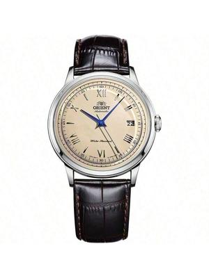 ORIENT Мужские '2-го поколения'. Бамбино Вер. 2' Японские автоматические часы из нержавеющей стали и кожи FAC00009N0